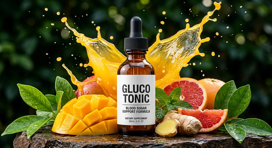GlucoTonic product packaging